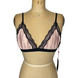 South Beach Satin Bralette Size L